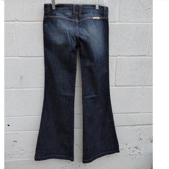 Frankie B. Flare Leg Low Rise Jeans 4 x 34 - Picture 2 of 6